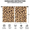thumbnail image 2 of Blackout Kids Curtains,Leopard Print Childrens Insulated Curtains Set Of 2,Bedroom Essentials,Toddler Room Decor 42"x54"(106x137cm), 2 of 4