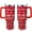 Christmas Tumbler, variant on Christmas Mug 40 OZ Tumbler with Handle and Straw Lid Leak Proof - Christmas Tumbler with Handle Insulated for Hot Cold Ice - Christmas Birthday Gifts for Women Stainless Steel Cup