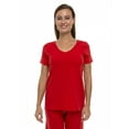 thumbnail image 3 of Pajama Set PJ Cotton Lounge Sleep Wear V-Neck Top & Long Pants by Lunarable, 3 of 3