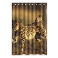 thumbnail image 1 of Cortina de ducha ABPHQTO Caballos al galope corriendo Impermeable 150x180 cm, 1 of 2