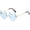 Blue, variant on Devil Heart Sunglasses Rimless rave Trendy Halloween party Funny Woman/Men Glasses