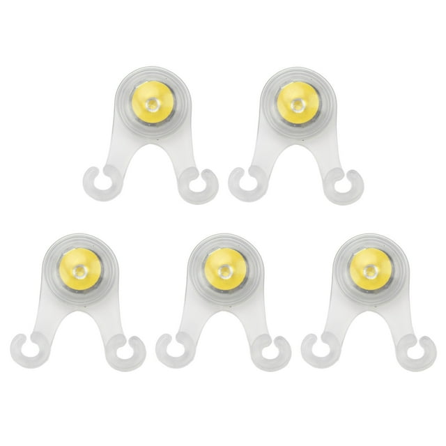 Luz LED de señal de seguridad para acampada, dosel para tienda, lámpara de luz de advertencia LED ambiental decorativa, 5 uds.