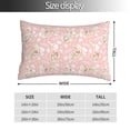 thumbnail image 2 of Fotbe Easter Bunny Funda de Almohada Decorativa Estilo Occidental, Lujo en Algodón, Fundas para Almohadas King, Cojín Estampado para Decoración del Hogar-16"x24", 2 of 6