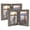 Gray (Double), variant on Mat Board Center 2-Opening 4x6 Gray Hinged Picture Frames, 1 Pack