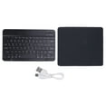 thumbnail image 2 of Rechargeable  Keyboard, Portable  Keyboard Sleep State Long Battery Life 10 Inch  for Phone Black,White, 2 of 7