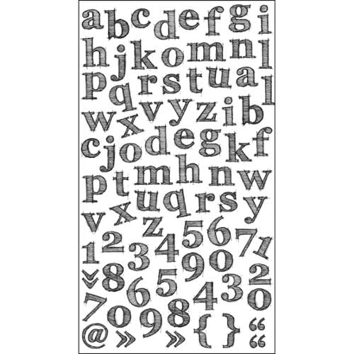 Sticko Alphabet Stickers-Scribble Alphabet - Walmart.com - Walmart.com
