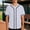 01 White, variant on YueHuiYing Men's Plain Button-Down Baseball Jersey Blank Softball Team Uniform Hip Hop Hipster Short-Sleeve Active Shirts