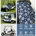 thumbnail image 6 of Pretty Floral Golf Cart Front Seat Protector 51" x 31" Towel Style Cover Universal Fit Microfiber Fabric, 6 of 8