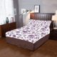 thumbnail image 2 of Juego de cama de 3 piezas de calaveras florales moradas, 2 of 5
