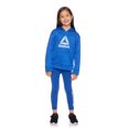thumbnail image 4 of Reebok Girl's Prestige Performance Fleece Hoodie, Sizes 4-18, 4 of 4