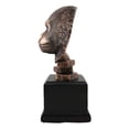 thumbnail image 6 of Rainforest Silverback Gorilla Head Bust Statue in Bronze Electroplated Finish, 6 of 11