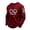 n-159Wine753, variant on CUSTG Men T-Shirts Long Sleeve Thermal Shirt Knit Fabric Crewneck Casual Comfort Tops Celebrate America's 250th Anniversary Cozy 1776-2026 4th Of July Tee