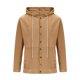 thumbnail image 5 of pstuiky camisas de manga larga para hombre, Camisas de manga larga con capucha y botones lisos y bolsillos informales de lino a la moda para hombre camisetas de hombre xxl, 5 of 9