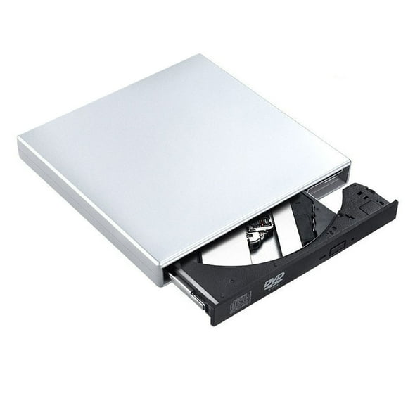 External CD/DVD +/-RW Drive USB 2.0 Type-C Premium Portable DVD CD ROM Player Reader Writer Burner Optical Drive for Apple Mac MacBook Pro/ Air, Windows 11/10/8/7 Laptop Computer