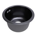 thumbnail image 1 of Undermount Kitchen Sink, Stainless Steel Undermount Kitchen Bar Sink with Strainer, 28cm Outer Diameter Single Bowl Kitchen Sink, Small Kitchen Sink  for Kitchen Bar RV, 1 of 7