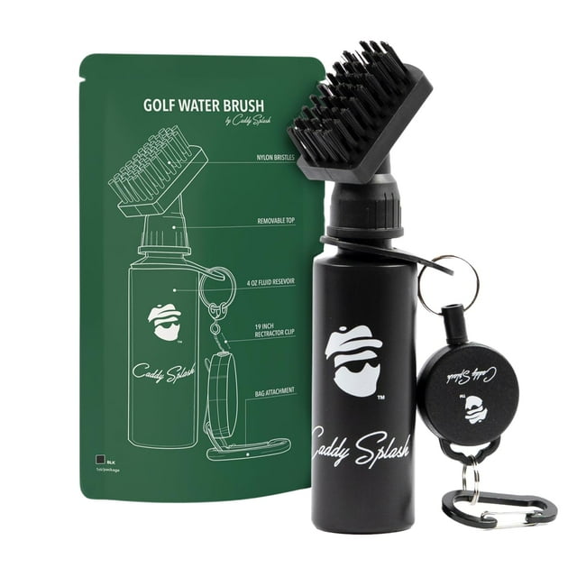 Limpiador de cepillos para palos de golf Caddy Splash con agua, capacidad de 120 ml