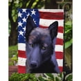 thumbnail image 3 of Black Norwegian Elkhound Flag Flag Garden Size, 3 of 3