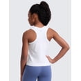 thumbnail image 2 of CRZ YOGA Girls Seamless Athletic Tank Tops Waist Length Active Dance Casual Racerback Sleeveless Shirts Kids Teen, 2 of 6