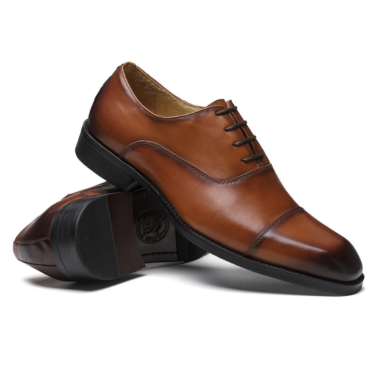 classy brown dress shoes Bartlett Oxford - Dark Brown Calf | Rancourt & Co