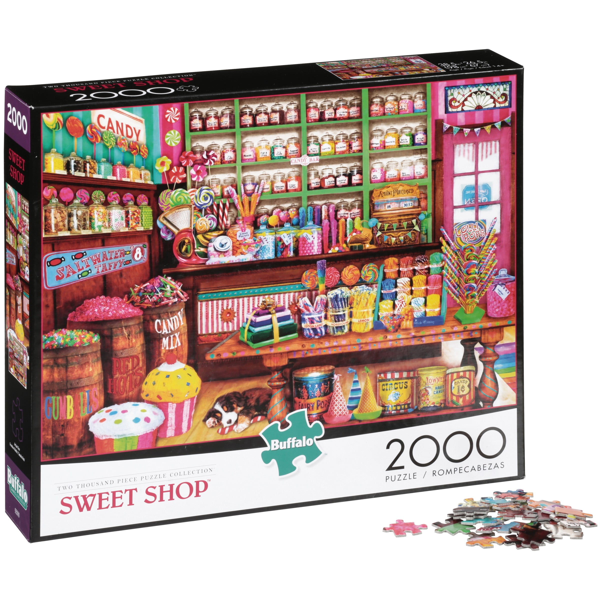 Buffalo Games Two Thousand Piece Collection Sweet Shop 2000 Piece Jigsaw Puzzle