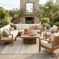 thumbnail image 2 of LR Home Victoria 8' x 10' Beige/Ivory Trellis Indoor/Outdoor Area Rug, 2 of 12