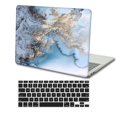 thumbnail image 4 of KSK KAISHEK Compatible with MacBook Air 13.6 Inch Case 2022.0 Rel. Model A2681 m2, Plastic Hard Shell Cover + Black Keyboard Cover, Marble 107_1, 4 of 5