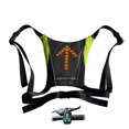 thumbnail image 5 of Gilet de Cyclisme USB Rechargeable Réfléchissant avec Indicateur de Direction LED Télécommande Gilet Réfléchissant pour Sac de Sécurité Cyclisme Course Marche Jogging, 5 of 5