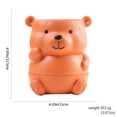thumbnail image 4 of Cartoon Animal Split Flower Pot Cute Bear Elephant Desktop Potted Resin Ornament, 4 of 11