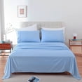 thumbnail image 2 of Juego de Sabanas 100% Algodón Cálidas y Transpirables King Size Baby Blue Kyuden Home, 2 of 7