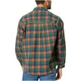 thumbnail image 3 of Chiccall Men's Long Sleeve Flannel Shirts Oversized Casual Plaid Button Down Shirts Vintage Fall Tops with Pocket, 3 of 3