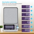 thumbnail image 4 of 2X BáScula de JoyeríA de Alta PrecisióN, 1000GX0.01G BáScula ElectróNica de Conteo LCD Digital BáScula de Cocina de Bolsillo Inoxidable Carga USB, 4 of 9
