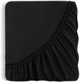 thumbnail image 2 of Utopia Bedding Fitted Sheet, Premium Soft Microfiber, Fade & Wrinkle Resistant, Lightweight Easy Care Solid All-Around Elastic Deep Pocket Twin , Black, 2 of 7