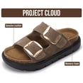 thumbnail image 2 of Sandalias Project Cloud 2026 de Cuero Genuino con Plantilla de Espuma Viscoelástica, 2 of 6