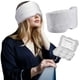 thumbnail image 1 of wonima11 Sleep Mask Sleeping Noise Cancelling Eye Masks for Women Men Blackout Eye Covers with Silicone Ear Plugs Set Cooling 3D Adjustable Eyemasks for Travel (Light Grey), 1 of 1