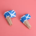 thumbnail image 7 of Scotland Flag Cupcake Toppers Food Picks 100 Pieces Assorted Color Paper Decorations for Cupcake, 7 of 7
