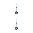 thumbnail image 3 of Cepillo de baño Cateissary Mango de plástico Cuarto de baño Limpiador Perforación Azul 2piezas, 3 of 6