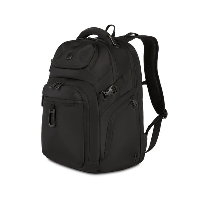 SwissGear Endure ScanSmart 17" Laptop Backpack – Reflective Tech Backpack with ScanSmart Compartment – Multiple Organizer Pockets –