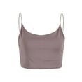 thumbnail image 3 of Nituyy Women's Spaghetti Strap Crop Tops Slim Fit Backless Camisole Basic Solid Color Beach Cami Tank Tops, 3 of 9
