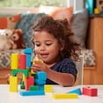 thumbnail image 3 of Juego de bloques de construcción de madera Melissa & Doug 200 bloques 4 colores 9 formas, 3 of 5