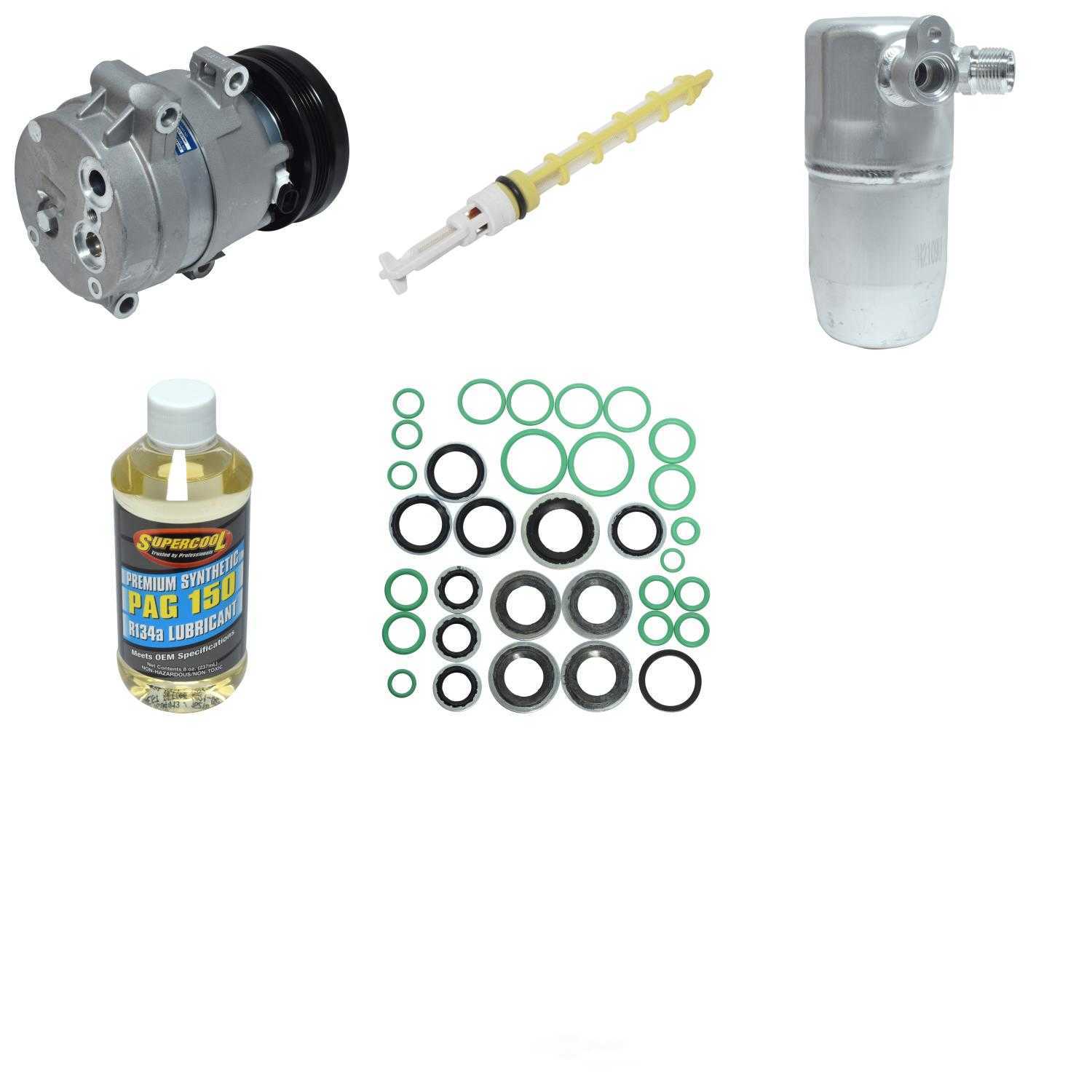 A/C Compressor and Component Kit -- Compressor Replacement Kit Fits select: 1999-2004 CHEVROLET CORVETTE