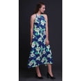thumbnail image 2 of Bimba Robe de Plage Teinture sur Nœuds pour Femmes, Dos Nu, Col Licou, Été, Soirée, Fête - Grande, 2 of 6