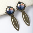thumbnail image 3 of Jellyfish Vintage Copper-Colored Lace Bookmarks: Stainless Steel Material, Gifts for Readers and Book Lovers, Set of 2 Bookmarks, 3 of 5