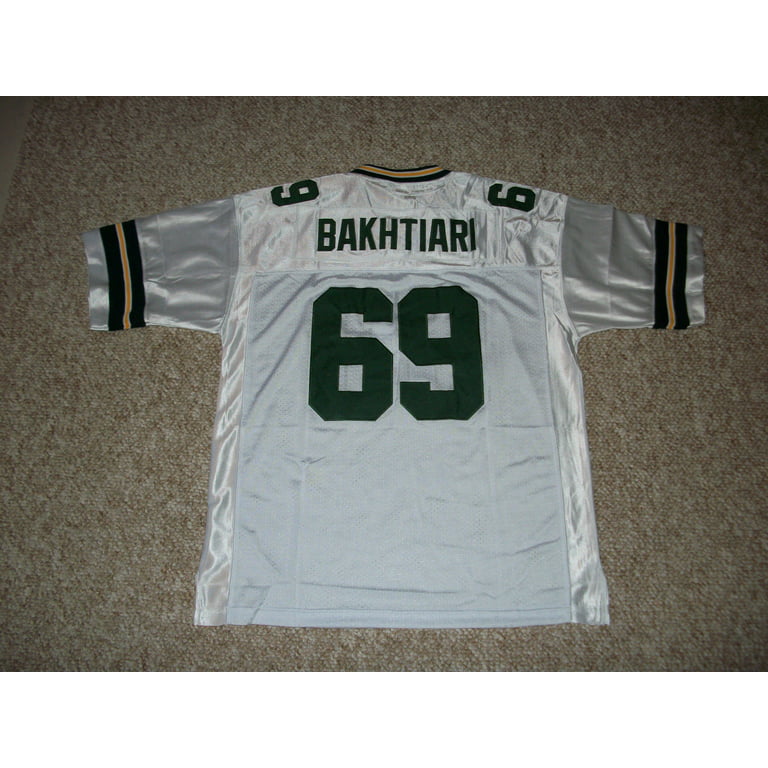 Jerseyrama David Bakhtiari Jersey #69 White Green Bay Unsigned Custom Stitched White Football New No Brands/Logos Sizes S-3xl
