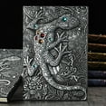 thumbnail image 2 of Pompotops Carnet Rigide Motif Lézard Rétro en Liquidation, 2 of 8