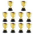 thumbnail image 3 of 10 mini trofeos portátiles, resistentes y multiusos, pequeños trofeos para niños, para competiciones, , decoraciones de fiestas y ceremonias. Oro, 3 of 10