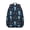 Puppy and Dog, variant on Puppy and Dog Paw Print Blue Backpack for School, Cute School Bag with Adjustable Shoulder Straps and Padded Back, 15.3"x11"x7.1"