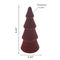 thumbnail image 4 of Velvet Tree Ornament - Set of 6, 4 of 4