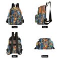 thumbnail image 2 of Woman Face Abstract Travel Laptop Backpack Casual Daypack Lightweight Bookbag Compartment for Business, 2 of 7