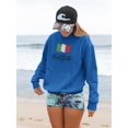 thumbnail image 2 of Buon Ferragosto Italy Flag Hoodie Women -Image by Shutterstock, Female Large, 2 of 4