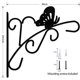 thumbnail image 3 of Ganchos de soporte para colgar plantas de Metal, soporte de pared para exteriores para plantas, macetas, comedero para pájaros, campanillas de viento, linternas, 3 of 8